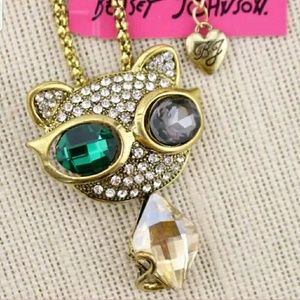 💕Betsey Johnson Rhinestone Necklace💕